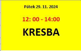 Talentovky nanečisto - KRESBA pátek 12:00 - 14:00; program je ZDARMA, NIC NEPLAŤTE