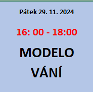 Talentovky nanečisto - MODELOVÁNÍ pátek 16:00 - 18:00; program je ZDARMA