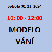 Talentovky nanečisto - MODELOVÁNÍ sobota 10:00 - 12:00; program je ZDARMA; NIC NEPLAŤTE