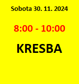 Talentovky nanečisto - KRESBA sobota 8:00 - 10:00; program je ZDARMA