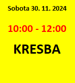 Talentovky nanečisto - KRESBA sobota 10:00 - 12:00; program je ZDARMA; NIC NEPLAŤTE